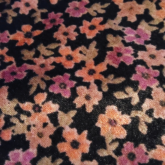 🌺 NWOT Zelie for She Velvet Print Duster - Picture 8 of 12